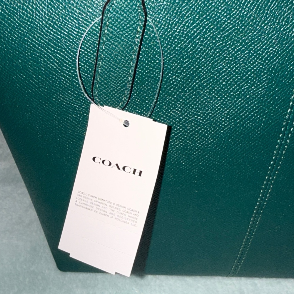Coach Emerald Green Tote Bag - Picture 6 of 17